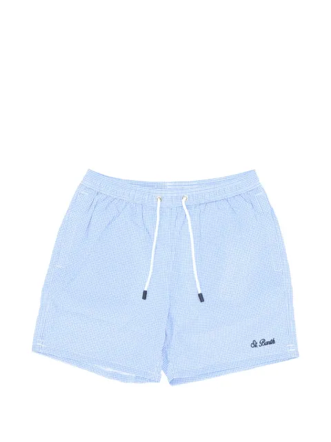 MC2 Saint Barth gingham swim shorts