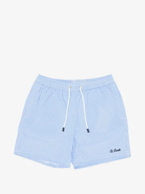 MC2 Saint Barth gingham swim shorts
