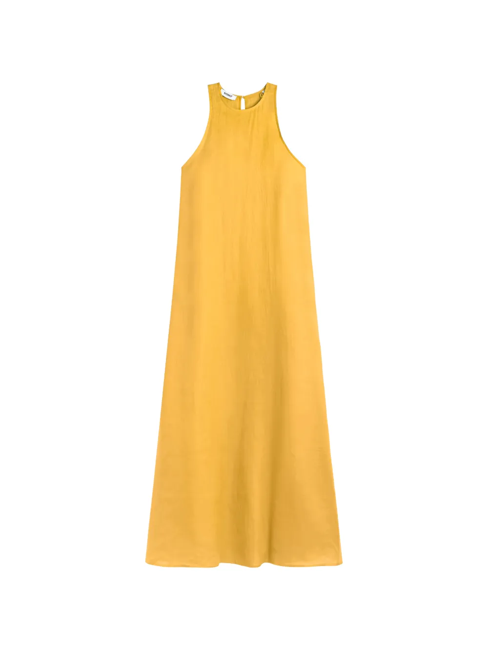 Ecoalf Ukara sleeveless halterneck dress - Giallo