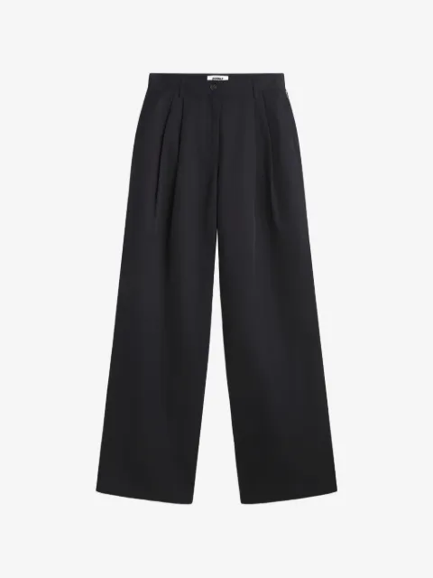 Ecoalf Miel pleated wide-leg trousers