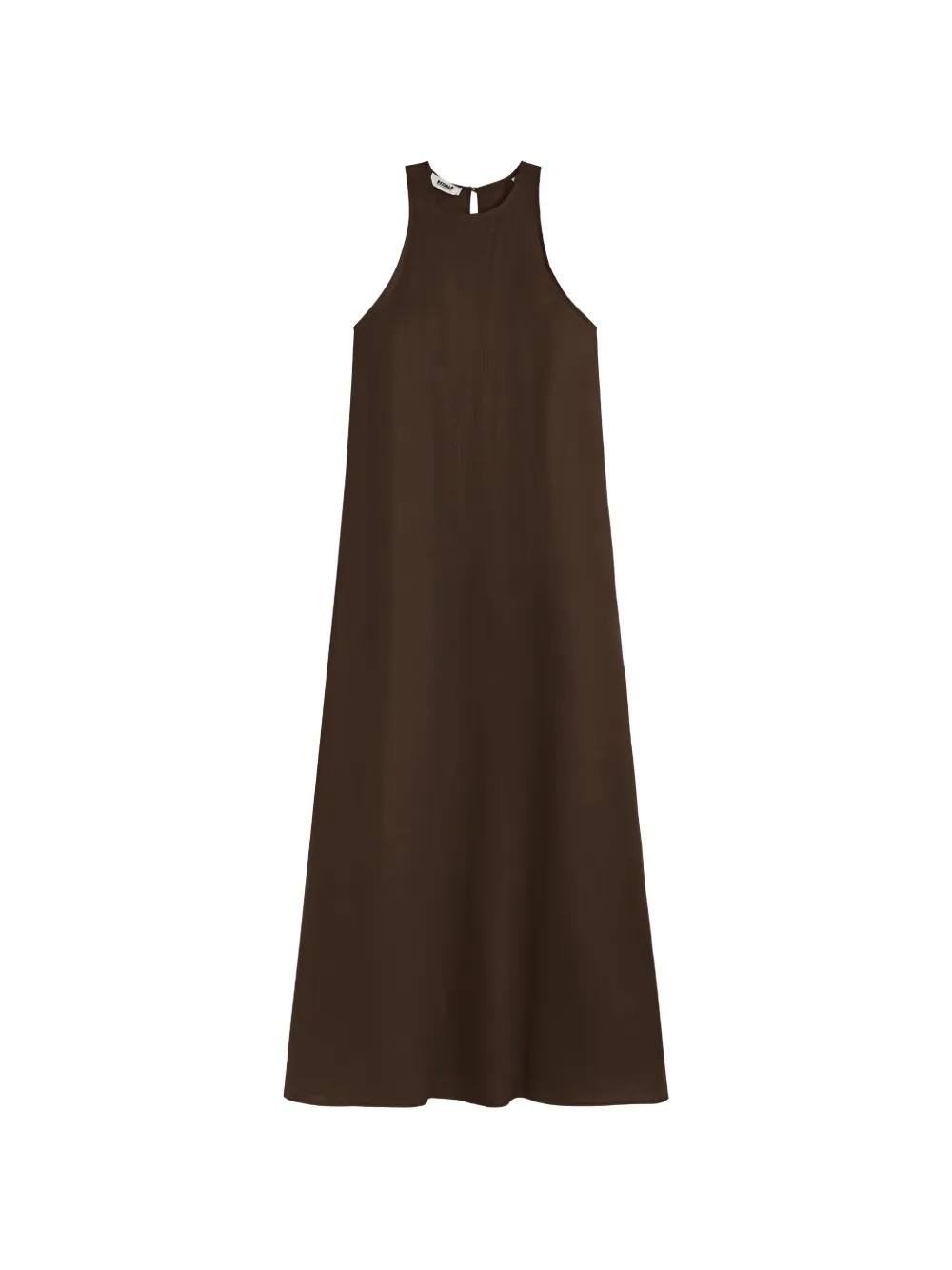 Ecoalf Ukara sleeveless linen dress - Marrone