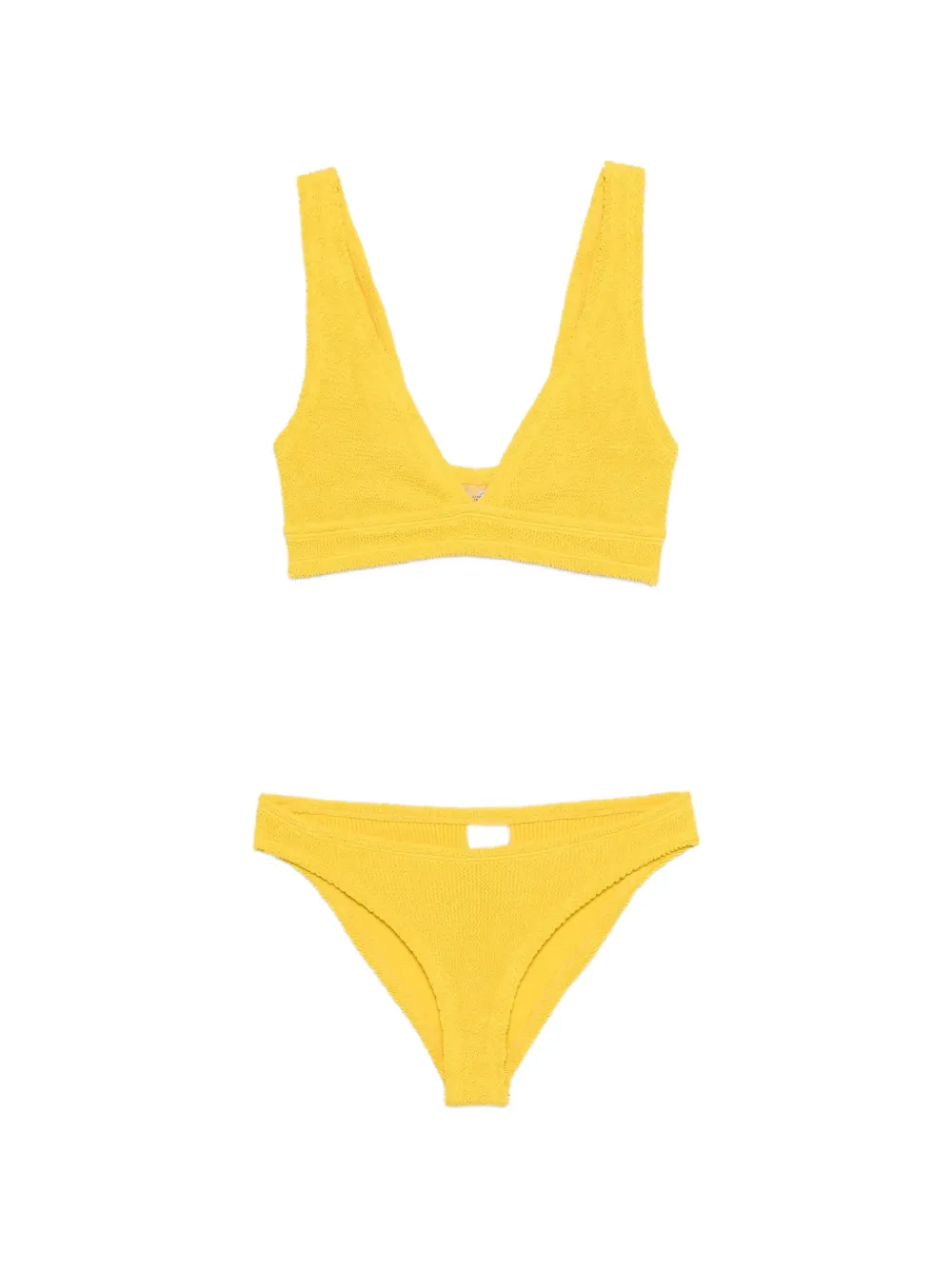 Hunza G Carla crinkled bikini - Giallo