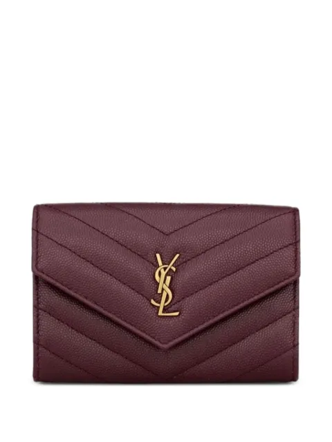 Saint Laurent cartera estilo sobre capitonada