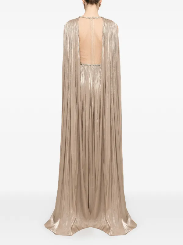 chiffon embellished maxi dress ASOS - Ditsy Embellished Maxi Dress - Women - Polyester - 14 US