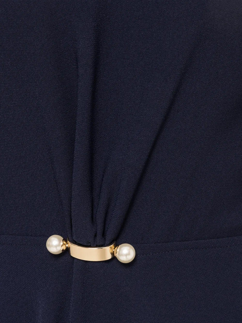 NISSA Midi-jurk met pareldetail Blauw