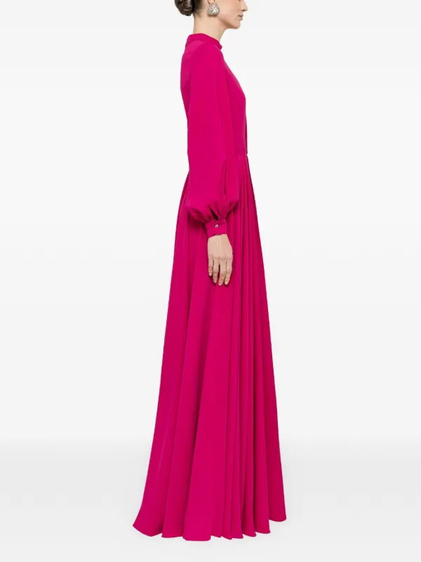 nissa pink dress Pink Sequin Maxi Dress
