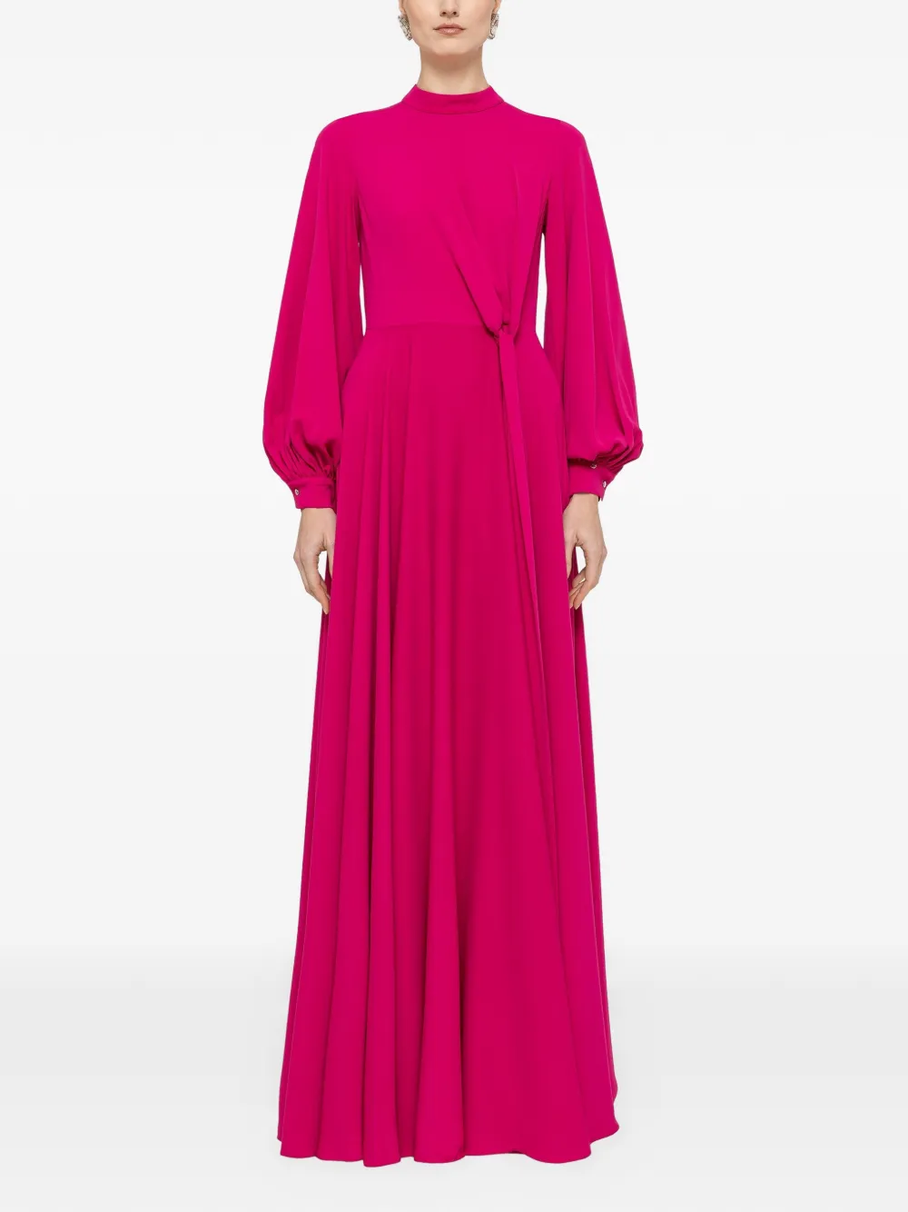 NISSA high-neck maxi dress - Pink