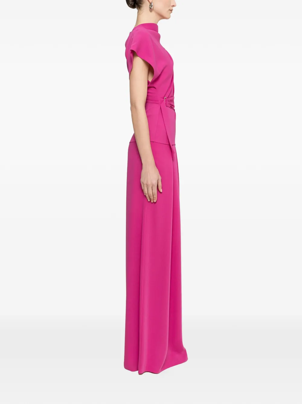 NISSA High waist palazzo broek Roze