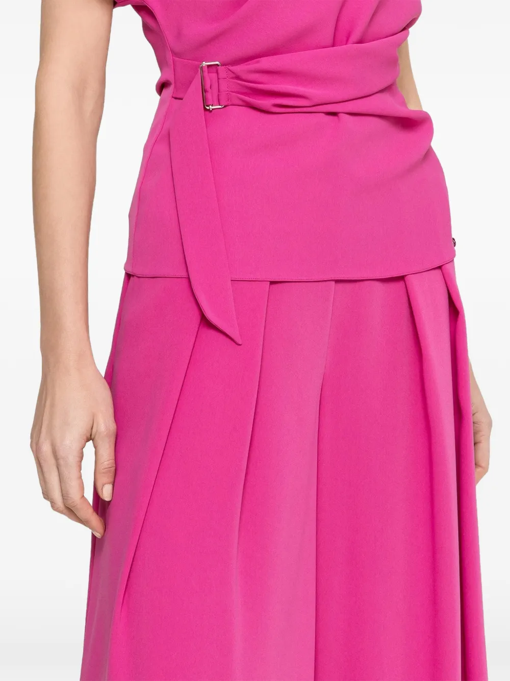 NISSA High waist palazzo broek Roze