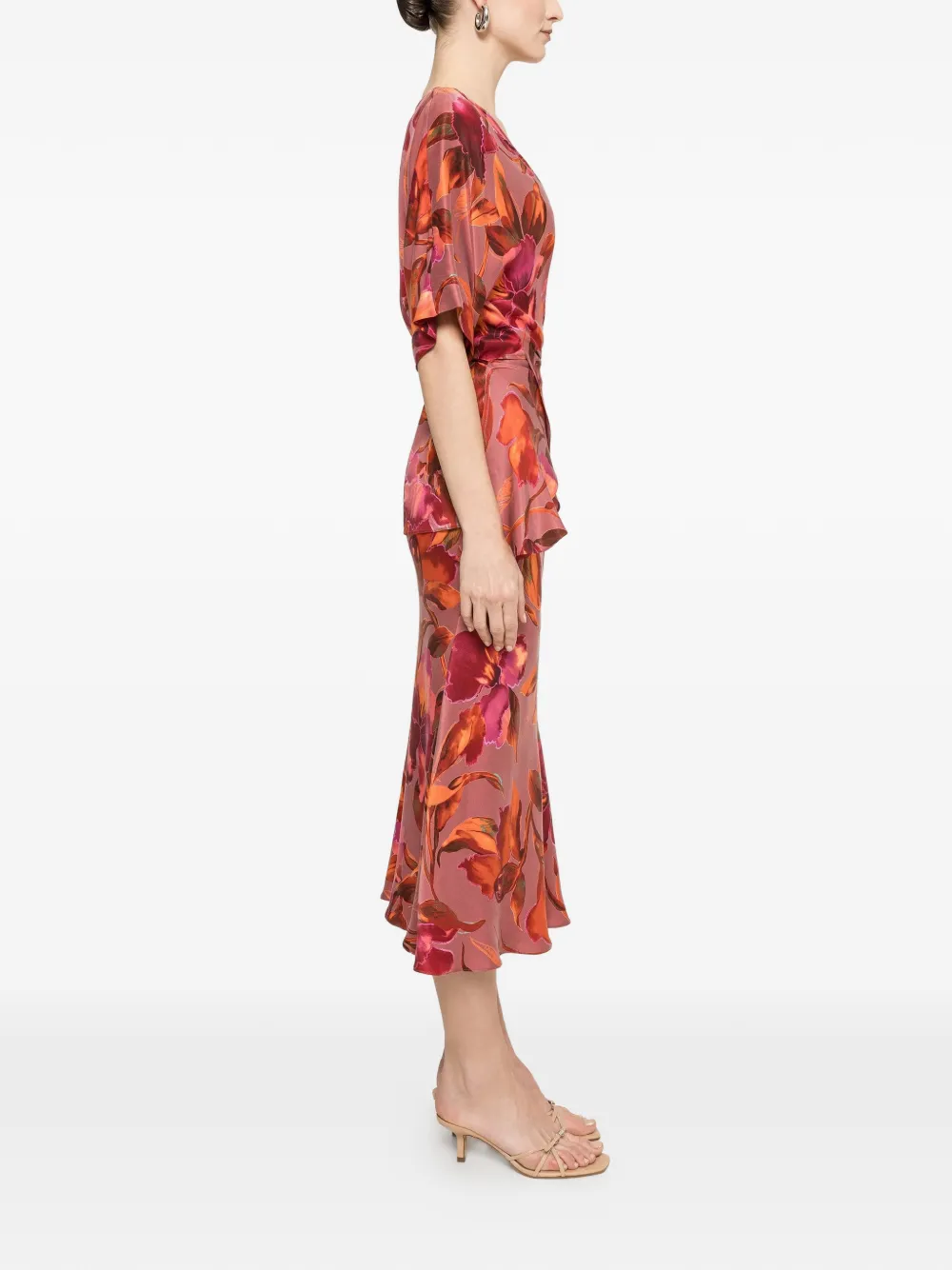 NISSA Top met V-hals Roze