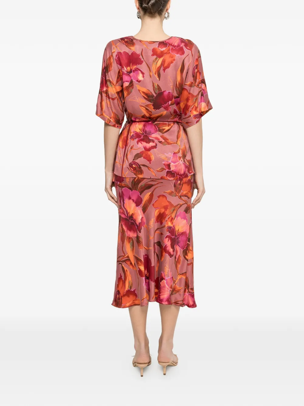 NISSA Top met V-hals Roze