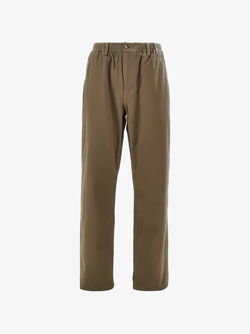 Foret Calm seersucker-texture elasticated-waist trousers | Brown | Image 1