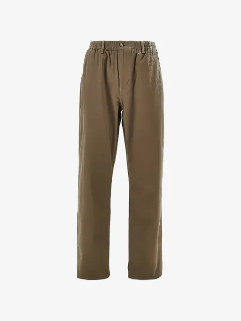 Foret Calm seersucker-texture elasticated-waist trousers