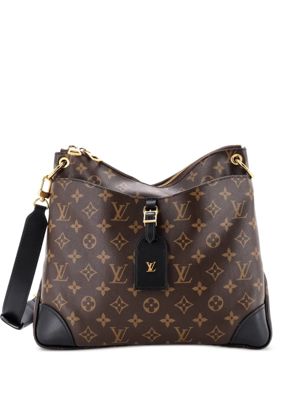 Louis Vuitton Pre-Owned Odeon NM Handbag Monogram Canvas MM crossbody bag - Marrone