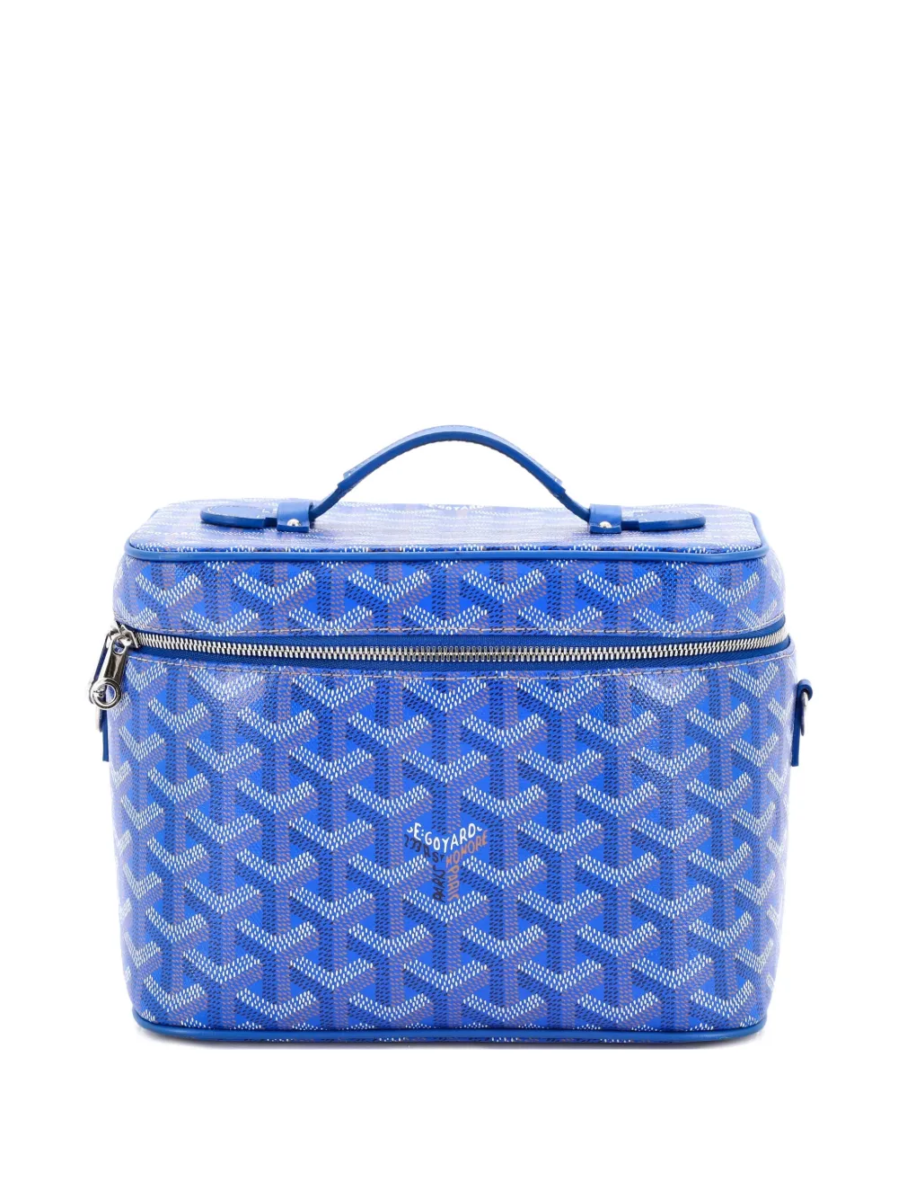 Goyard Pre-Owned Muse Vanity Case Coated Canvas pouch - Blu