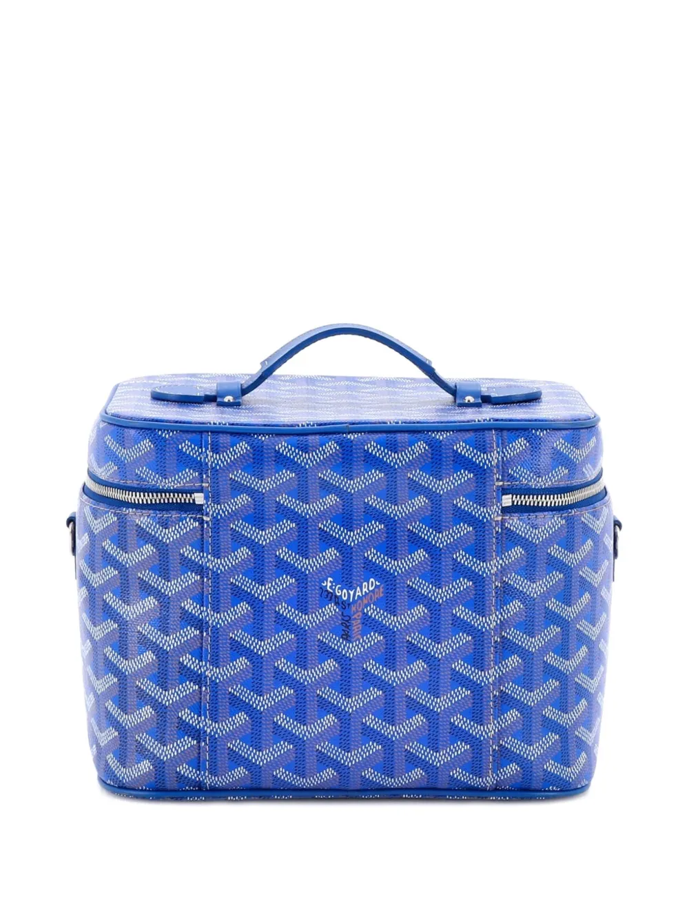 Goyard Pre-Owned Muse Vanity Case Coated Canvas Pouch | Blue