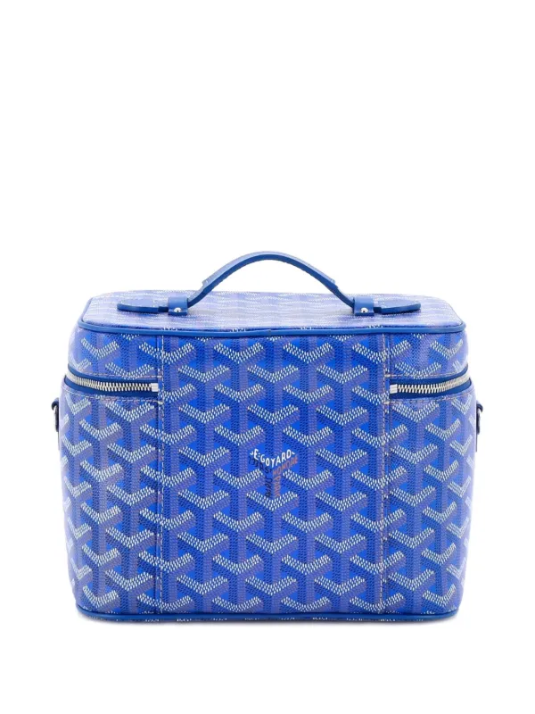 Goyard Pre-Owned Muse Vanity Case Coated Canvas Pouch | Blue