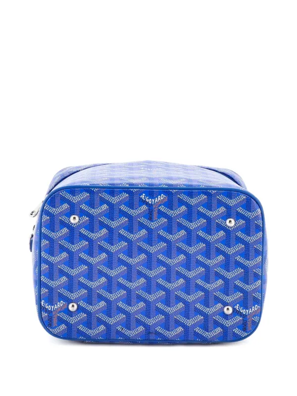 Goyard Pre-Owned Muse Vanity Case Coated Canvas Pouch | Blue