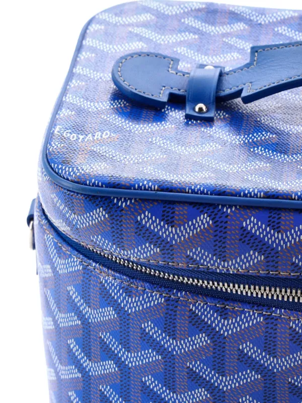Goyard Pre-Owned Muse Vanity Case Coated Canvas Pouch | Blue