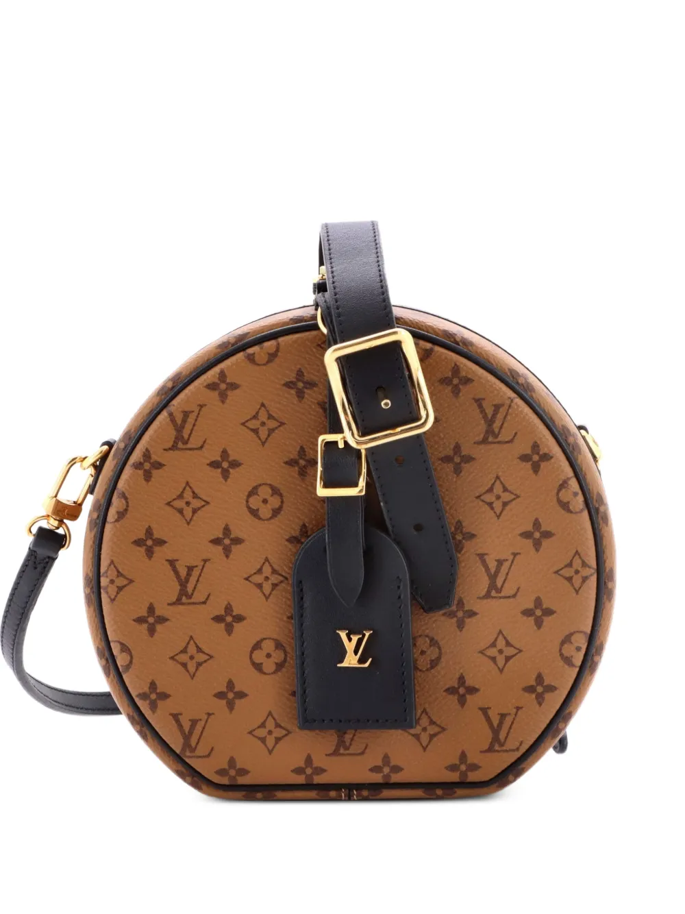 Louis Vuitton Pre-Owned Petite Boite Chapeau Bag Reverse Monogram Canvas shoulder bag - Marrone