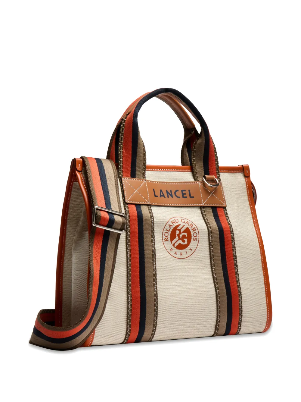 Lancel x OLAND GARROS M SHOPPER MET RITS Beige