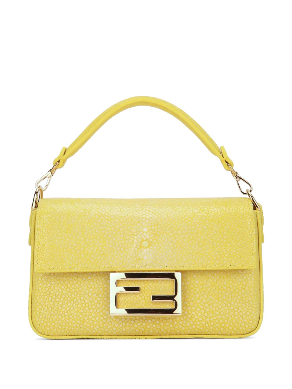 FENDI Mini Baguette Handtasche - Gelb