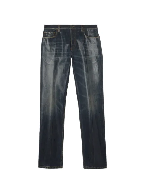 Burberry slim coated jeans