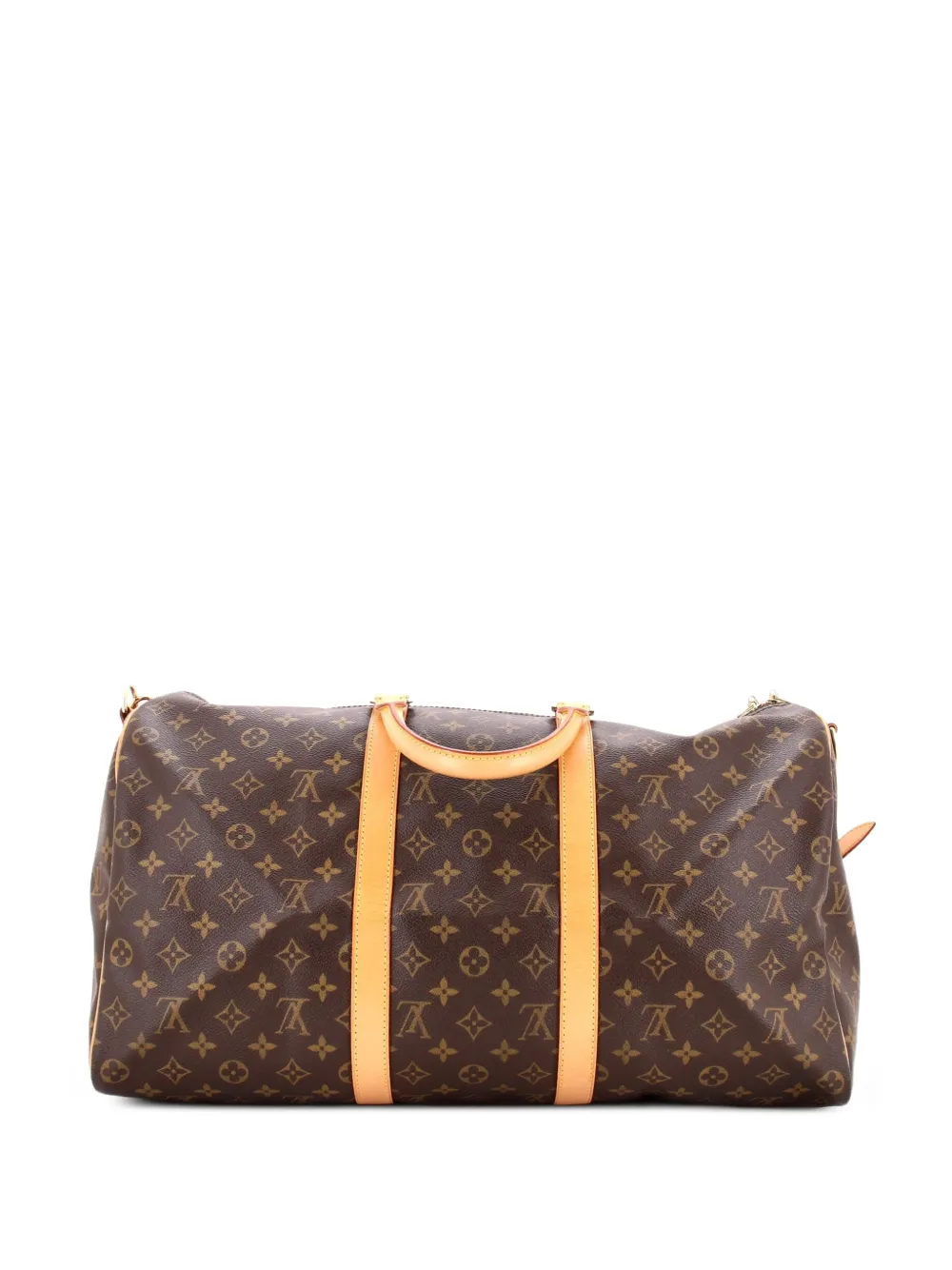 Louis Vuitton Pre-Owned Keepall Bandouliere Bag Monogram Canvas 50 travel bag - Brown