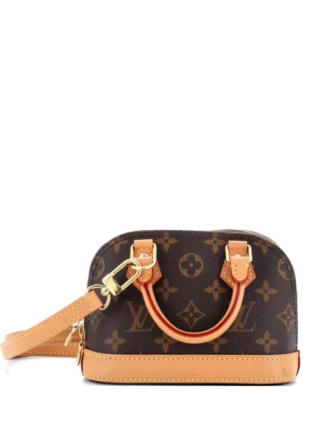 Louis Vuitton Pre-Owned Alma Handbag Monogram Canvas Nano satchel