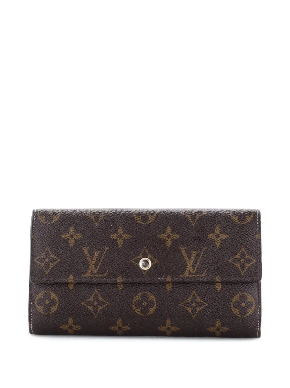 Louis Vuitton Pre-Owned Sarah Wallet Monogram Canvas small wallets - Braun