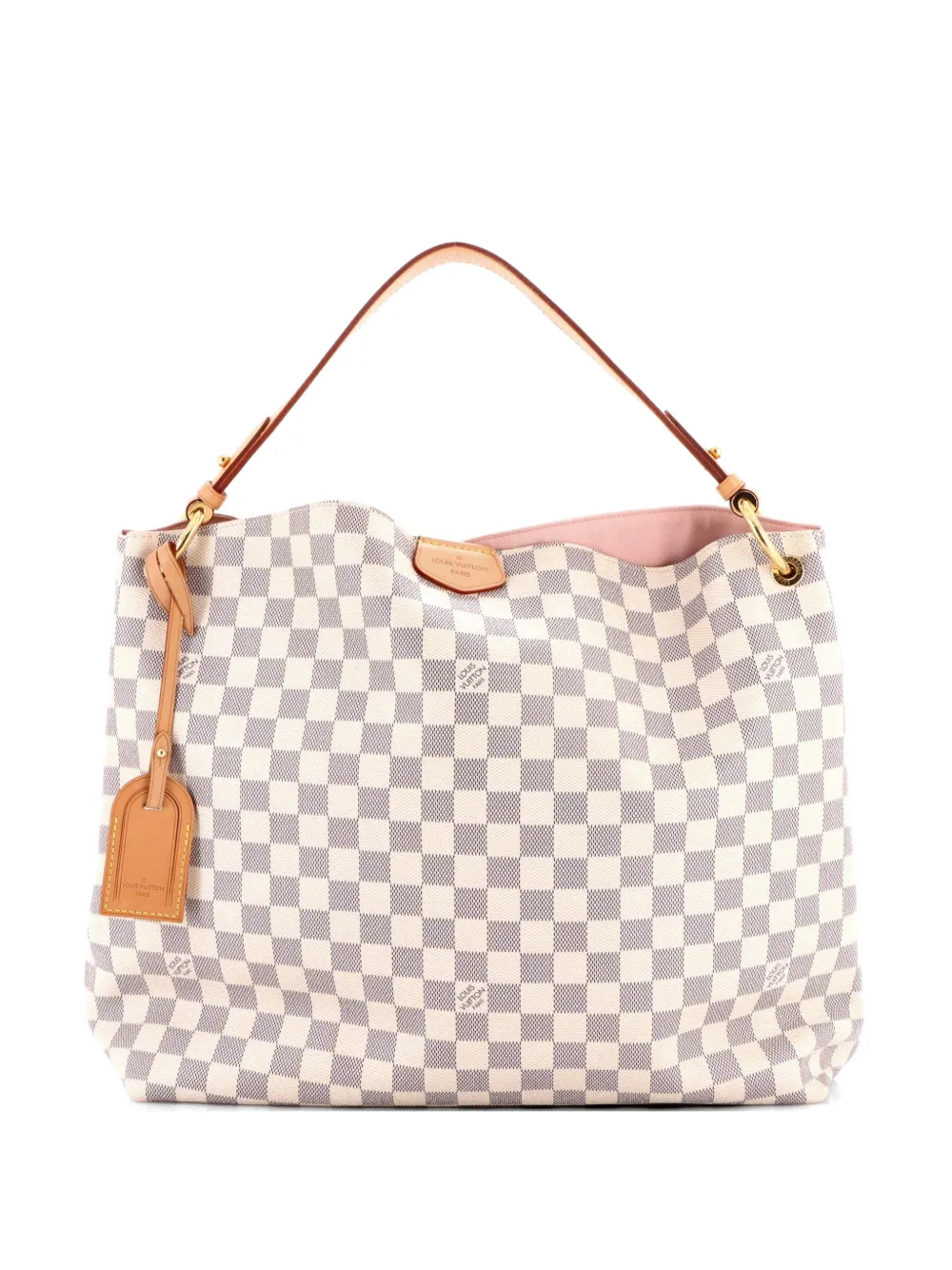 Louis Vuitton Pre-Owned Graceful Handbag Damier MM hobo bag - Bianco