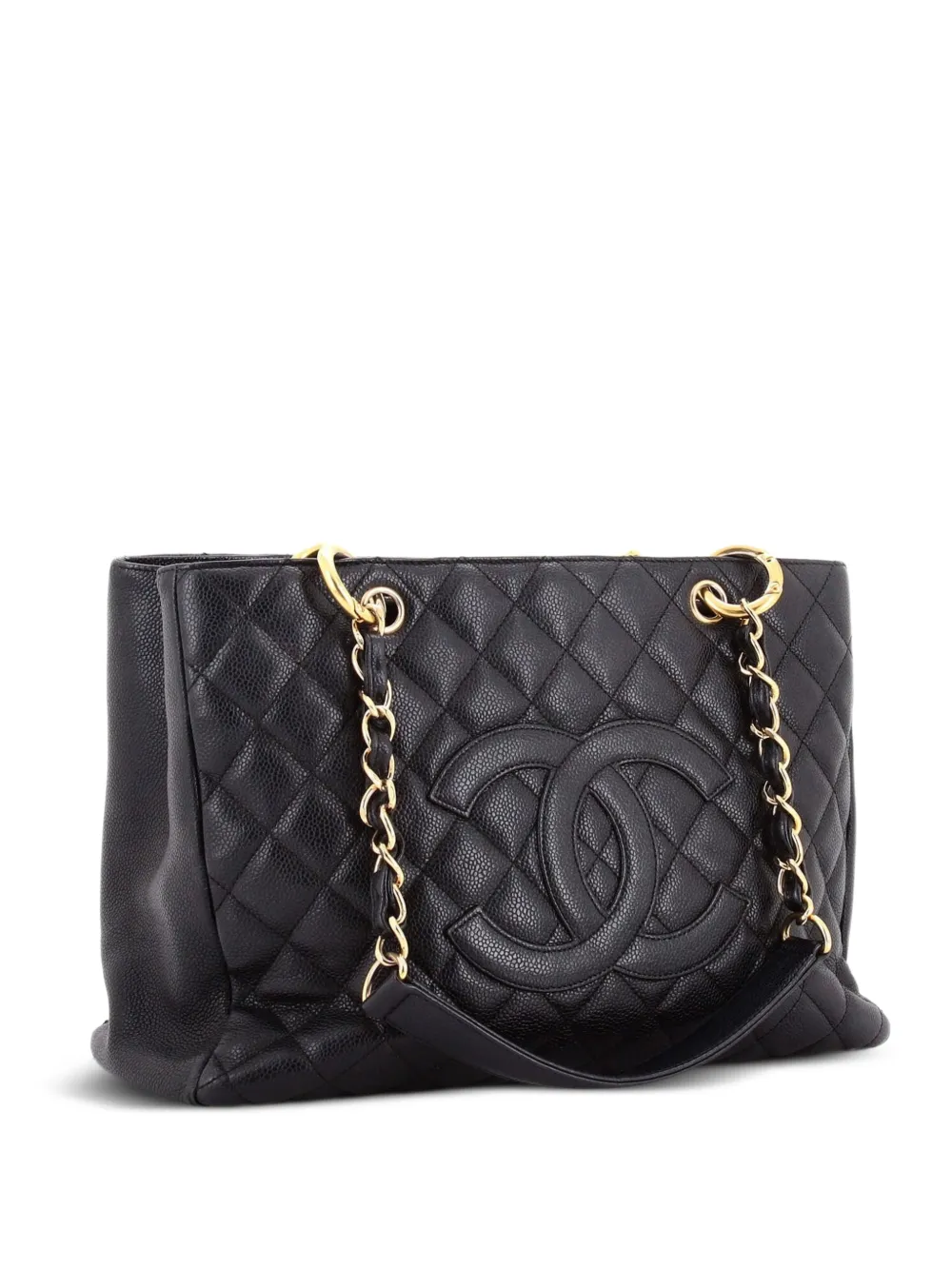 CHANEL Pre-Owned Grand Shopping Quilted Caviar tote bag - Schwarz