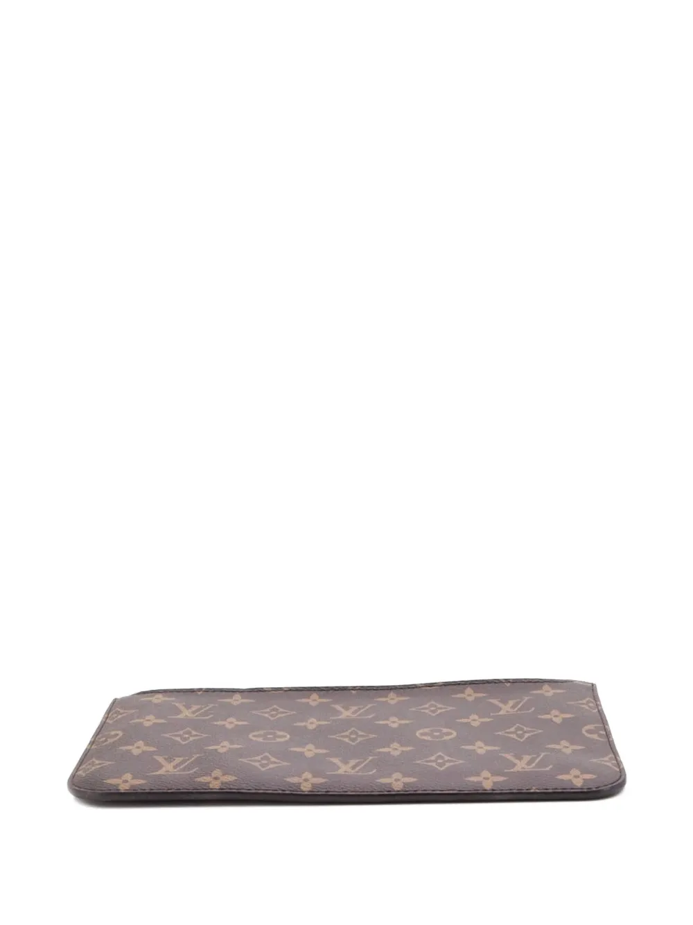 Louis Vuitton Pre-owned Neverfull Pochette Damier Large Pouch in Brown, view 4