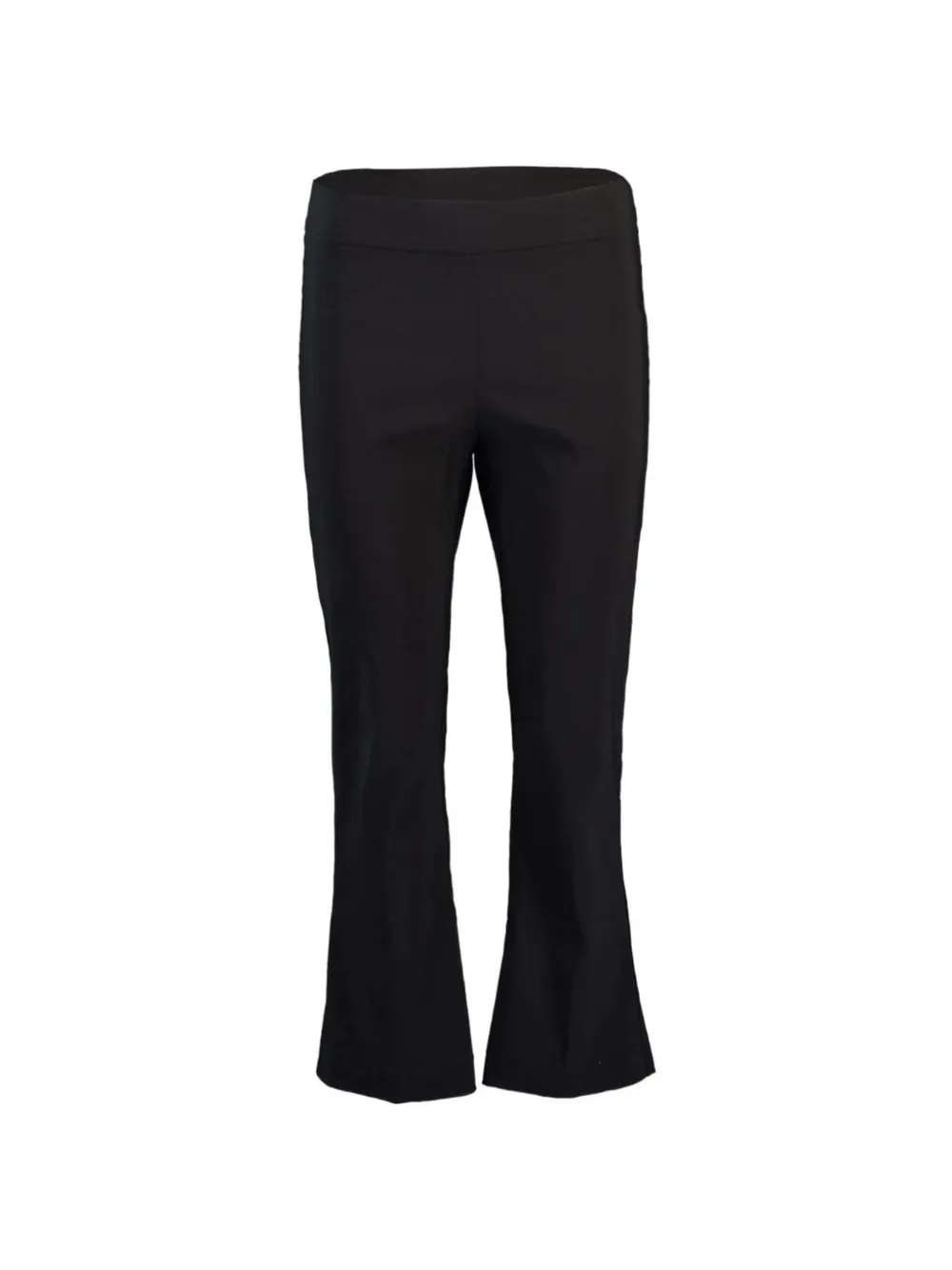 Avenue Montaigne crop flare trousers - Nero