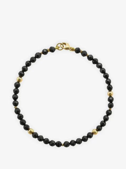 ROBINSON PELHAM Utopia Noir yellow gold gemstone bracelet 