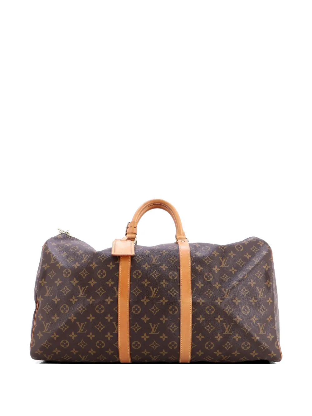Louis Vuitton Pre-Owned Keepall Bag Monogram Canvas 55 travel bag - Marrone