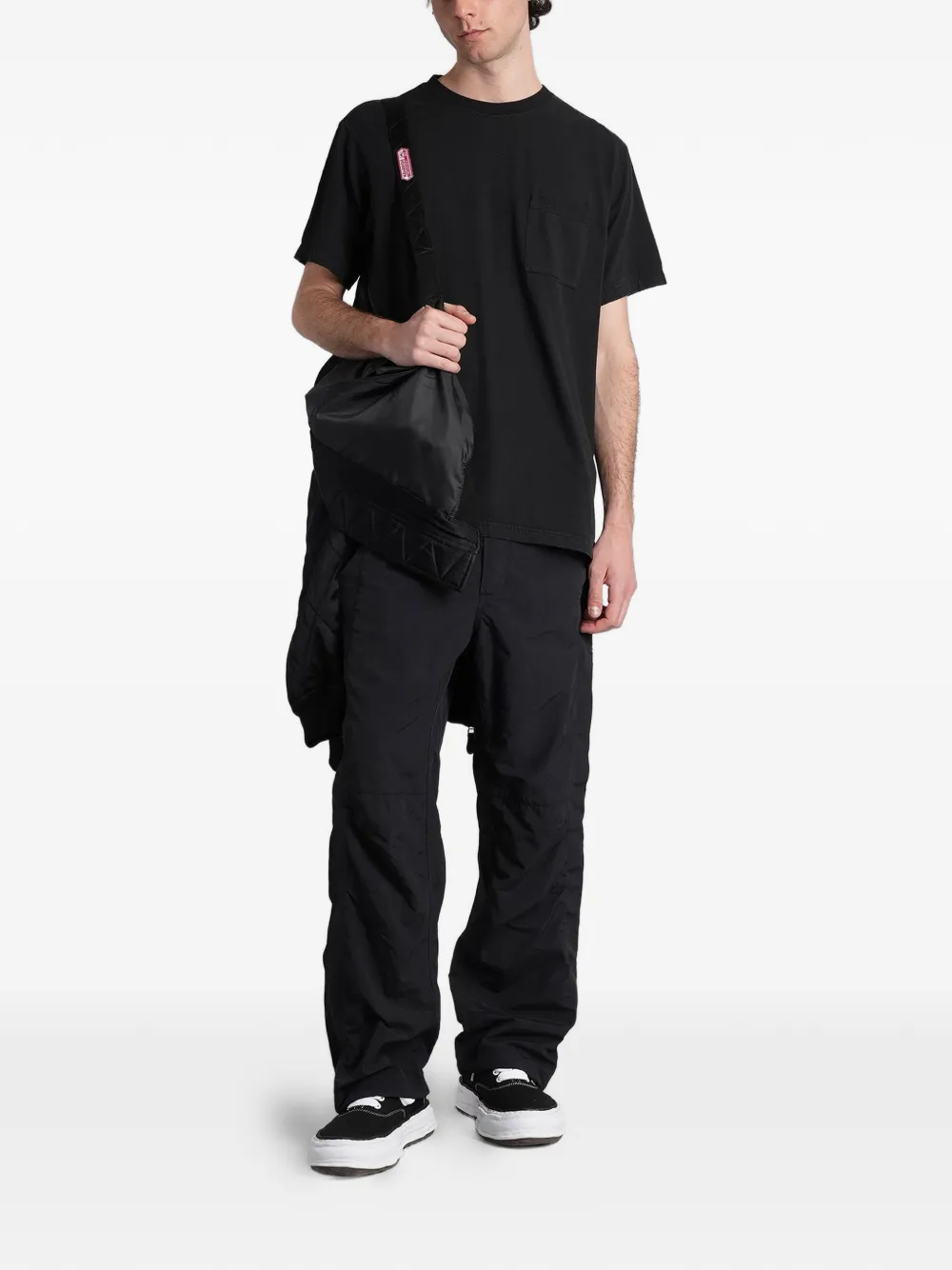Maharishi T-shirt met borstzak Zwart