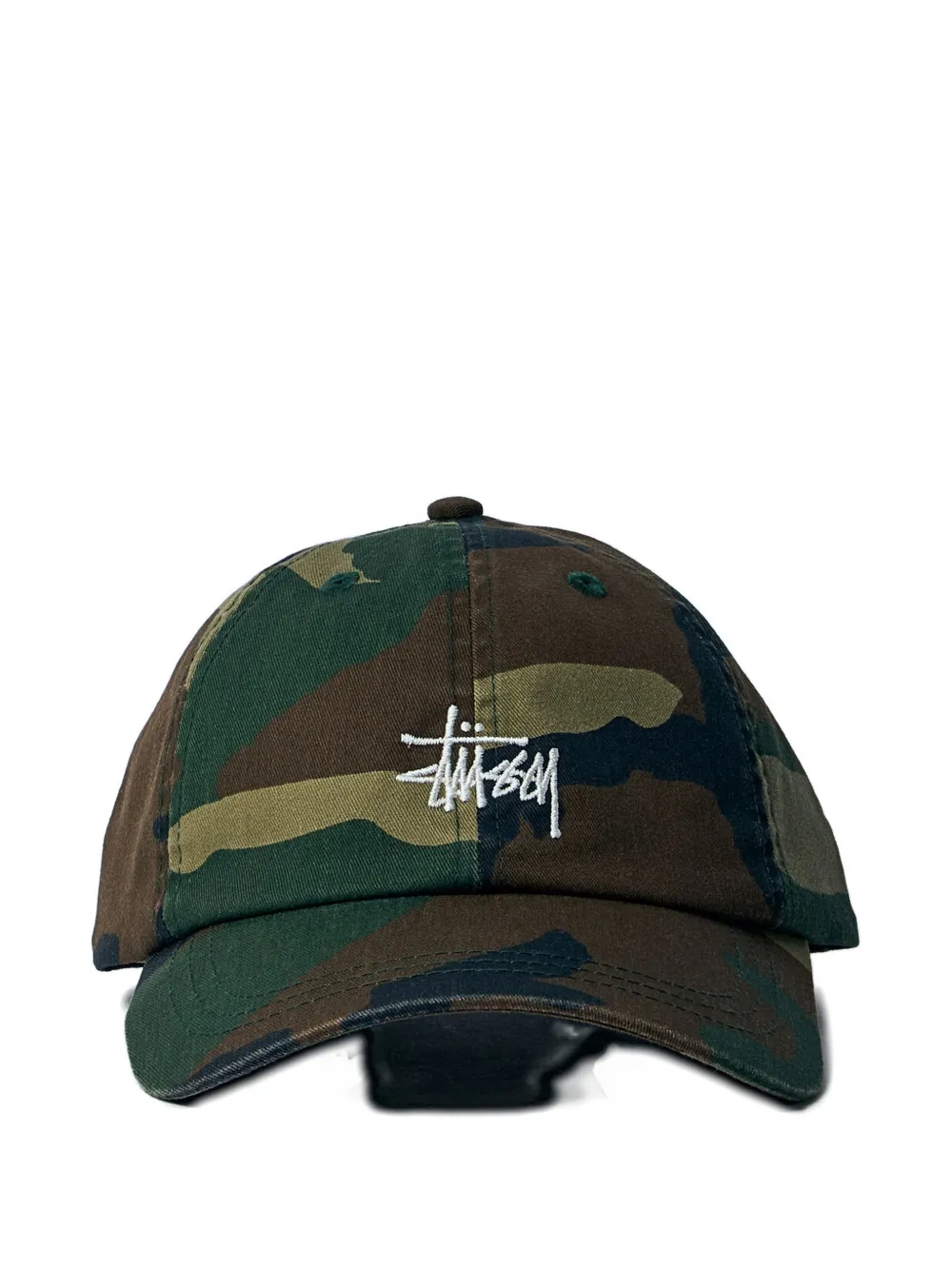 Stüssy logo-embroidered baseball cap - Verde