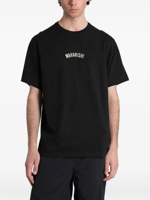 Maharishi logo-embroidered T-shirt
