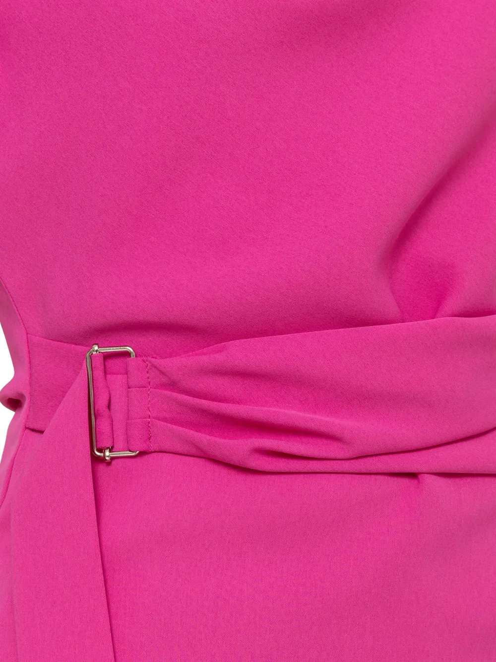 NISSA Gedrapeerde chiffon top Roze
