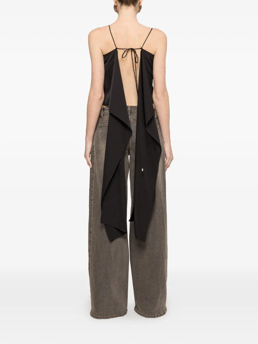 NISSA Cropped top Zwart