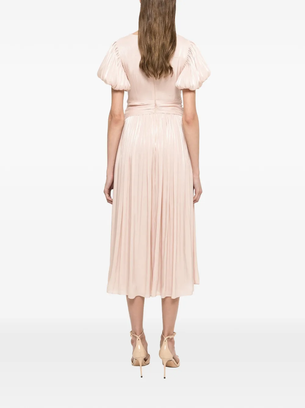 NISSA Chiffon jurk met kristallen-detail Roze