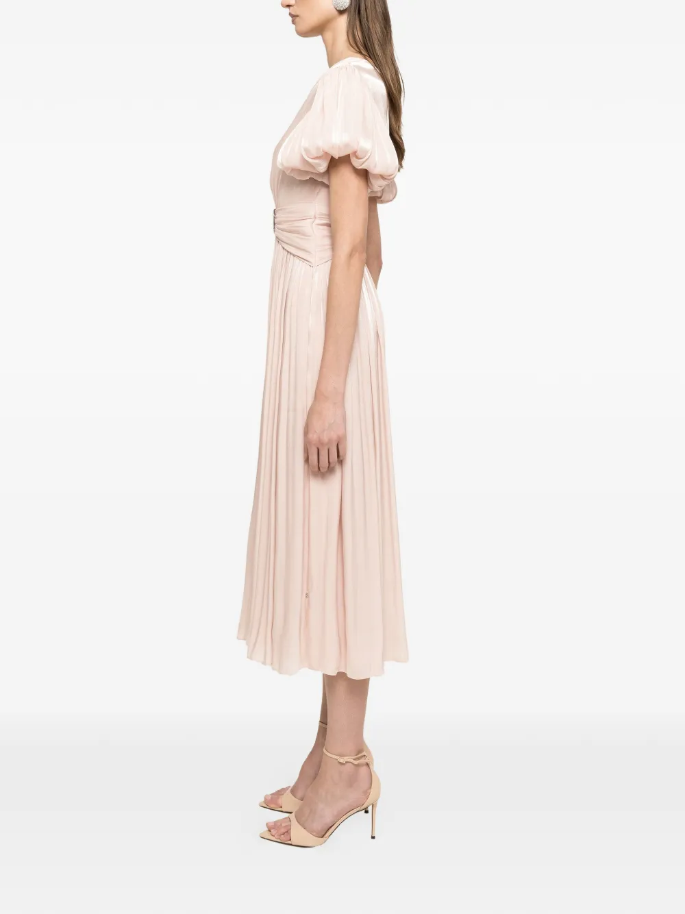 NISSA Chiffon jurk met kristallen-detail Roze