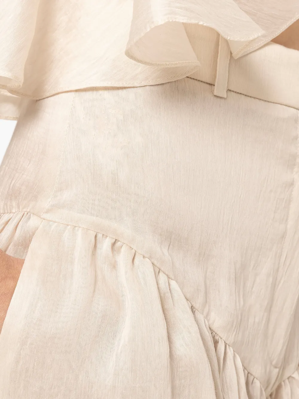 NISSA Broek met balloon-fit Beige