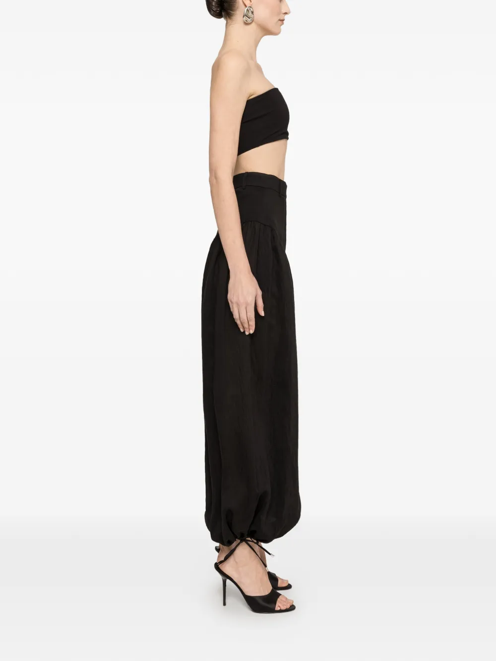NISSA Broek met balloon-fit Zwart