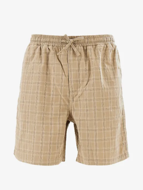 Foret Shift check-pattern drawstring shorts