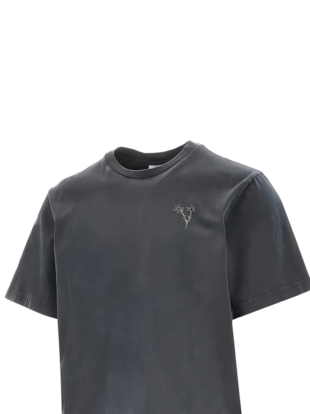 Foret 부케 자수 디테일 워싱 이펙트 티셔츠 | 티셔츠 | Image 2