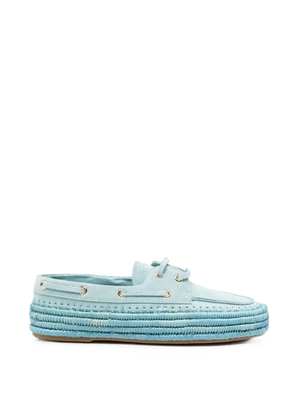 Paloma Barceló braided platform espadrilles Blauw