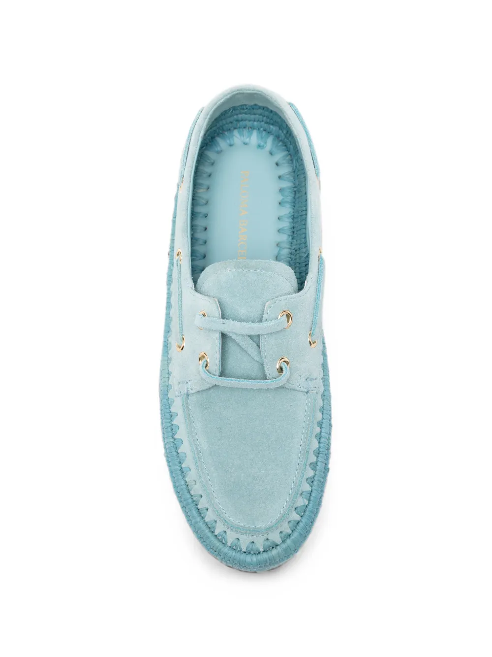 Paloma Barceló braided platform espadrilles Blauw