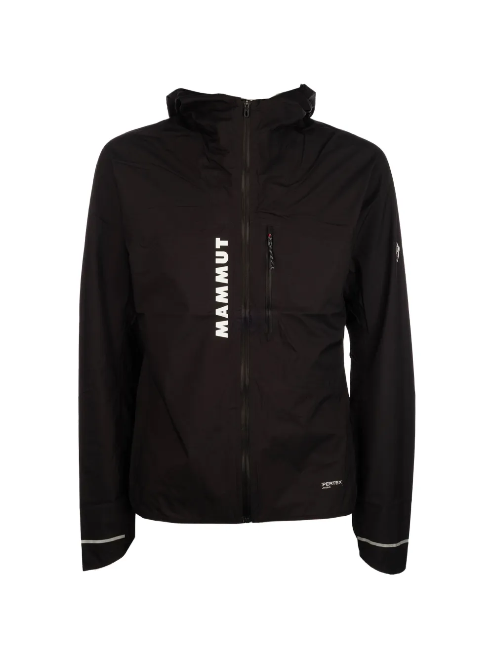 Mammut logo-print hooded jacket - Nero